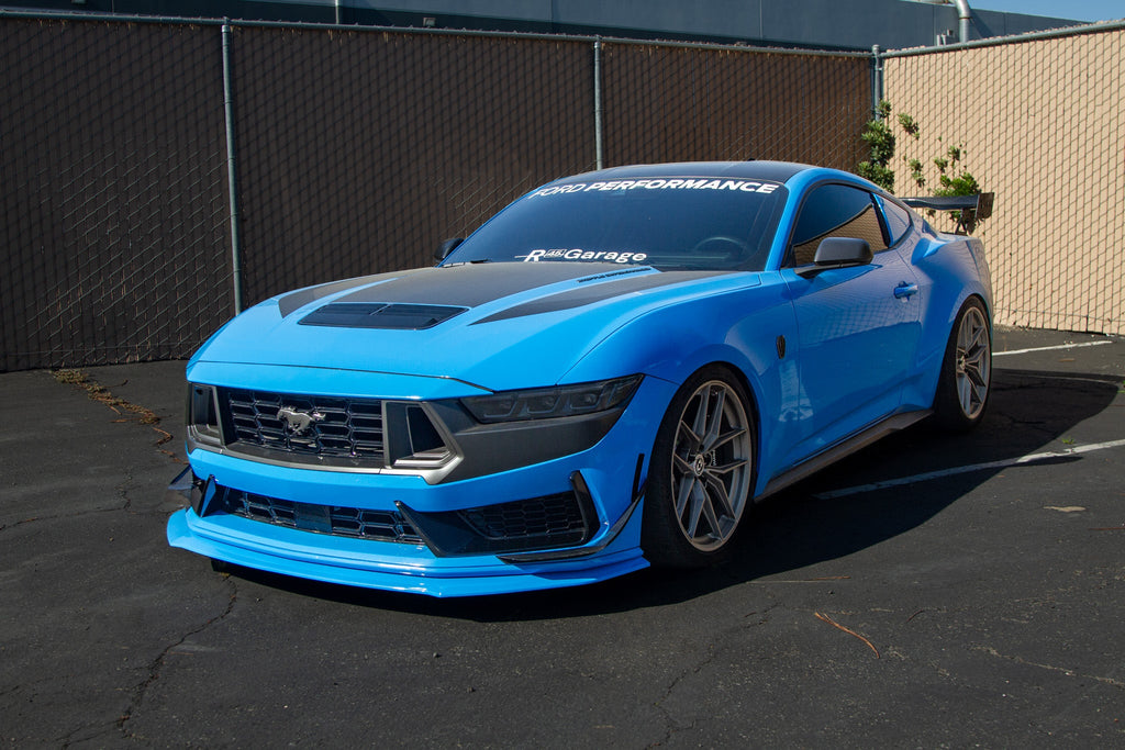 APR Performance Ford Mustang S650 Carbon Fiber Dark Horse Front Bumper Canards 2024 - Current (AB-202402)