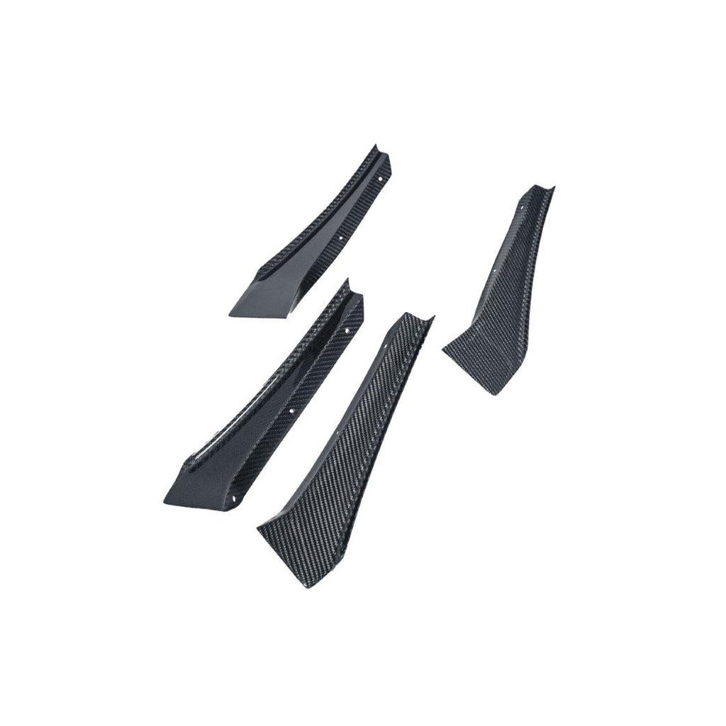 Chevrolet Corvette C8 Z06 Carbon Fiber Front Bumper Canards (AB-208085)