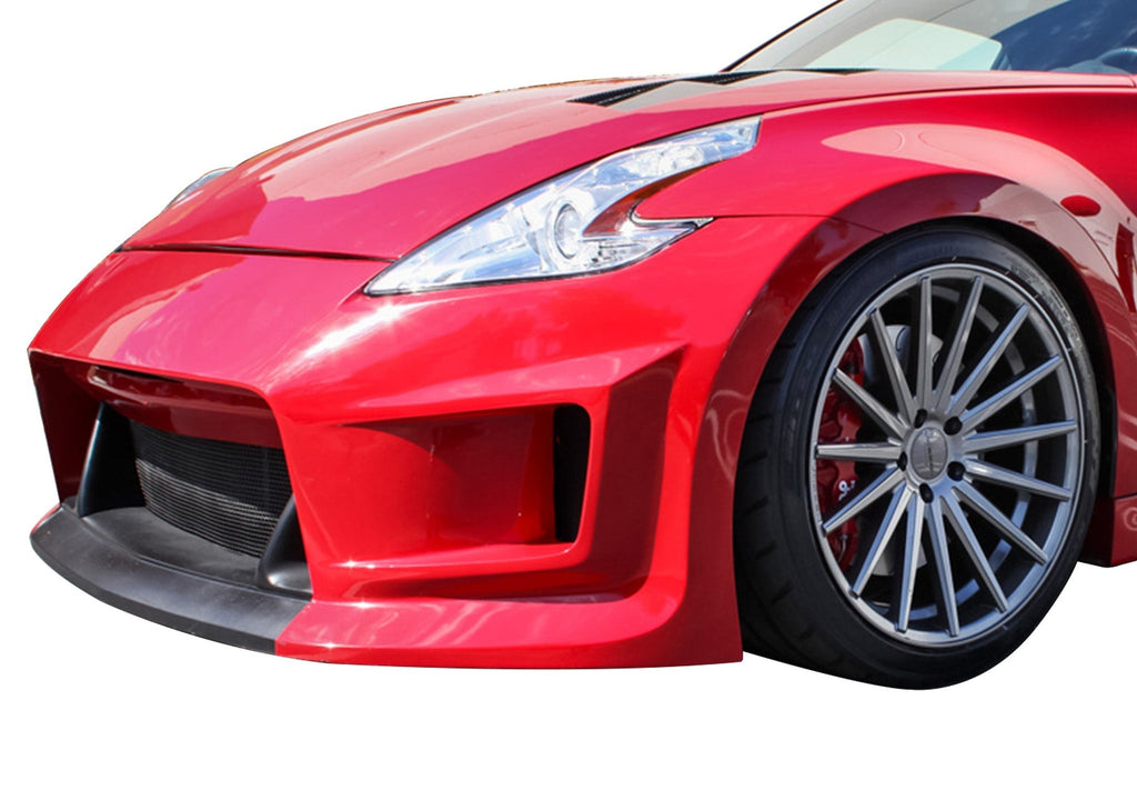 370Z Z34 Front Fascia Unpainted For 09-20 Nissan 370Z Z34 Stillen