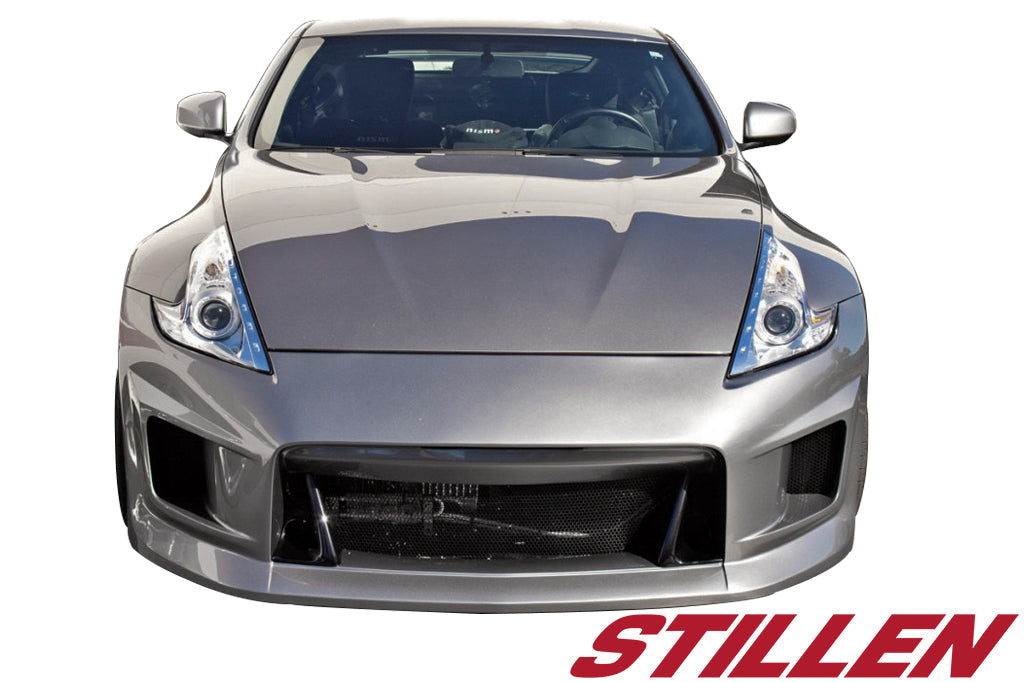 370Z Z34 Front Fascia Unpainted For 09-20 Nissan 370Z Z34 Stillen