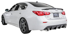 Load image into Gallery viewer, Infiniti Q50 Rear Diffuser Matte Black For 14-17 Infiniti Q50 Stillen