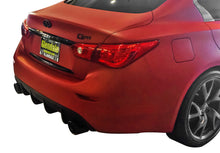 Load image into Gallery viewer, Infiniti Q50 Rear Diffuser Matte Black For 14-17 Infiniti Q50 Stillen