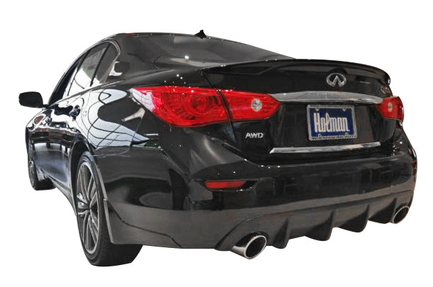 Infiniti Q50 Rear Diffuser Matte Black For 14-17 Infiniti Q50 Stillen