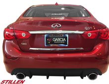 Load image into Gallery viewer, Infiniti Q50 Rear Diffuser Matte Black For 14-17 Infiniti Q50 Stillen