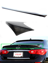 Load image into Gallery viewer, Infiniti Q50 Rear Spoiler Unpainted For 14-17 Infiniti Q50 Stillen