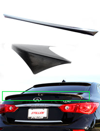 Infiniti Q50 Rear Spoiler Unpainted For 14-17 Infiniti Q50 Stillen