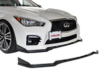 Load image into Gallery viewer, Infiniti Q50 Sport Front Splitter Matte Black For 14-17 Infiniti Q50 Sport Stillen