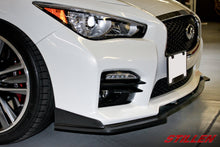 Load image into Gallery viewer, Infiniti Q50 Sport Front Splitter Matte Black For 14-17 Infiniti Q50 Sport Stillen