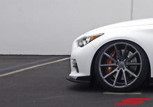 Load image into Gallery viewer, Infiniti Q50 Sport Front Splitter Matte Black For 14-17 Infiniti Q50 Sport Stillen