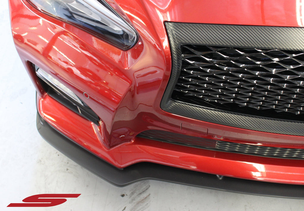 Infiniti Q50 Sport Front Splitter Matte Black For 14-17 Infiniti Q50 Sport Stillen