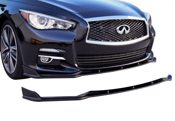 Infiniti Q50 Premium Front Splitter Matte Black For 14-17 Infiniti Q50 Stillen