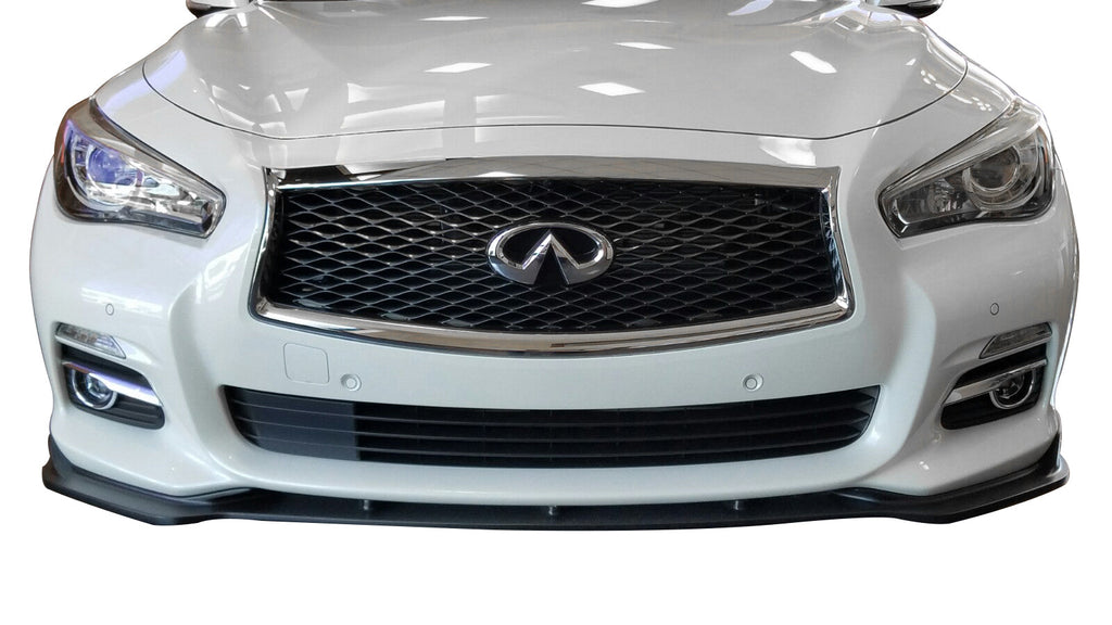 Infiniti Q50 Premium Front Splitter Matte Black For 14-17 Infiniti Q50 Stillen