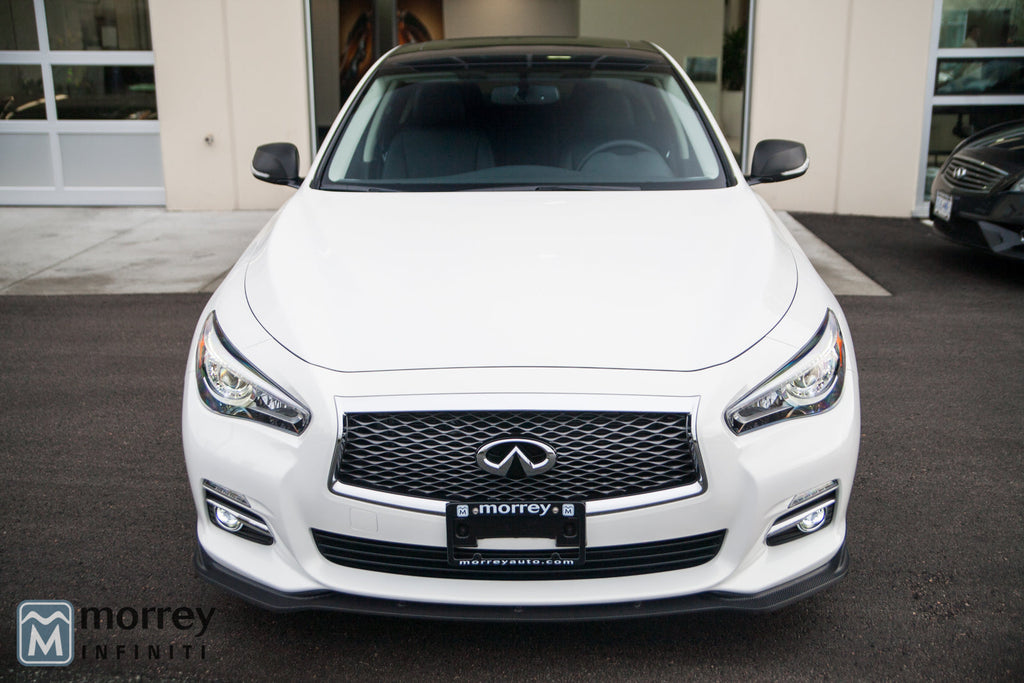 Infiniti Q50 Premium Front Splitter Matte Black For 14-17 Infiniti Q50 Stillen