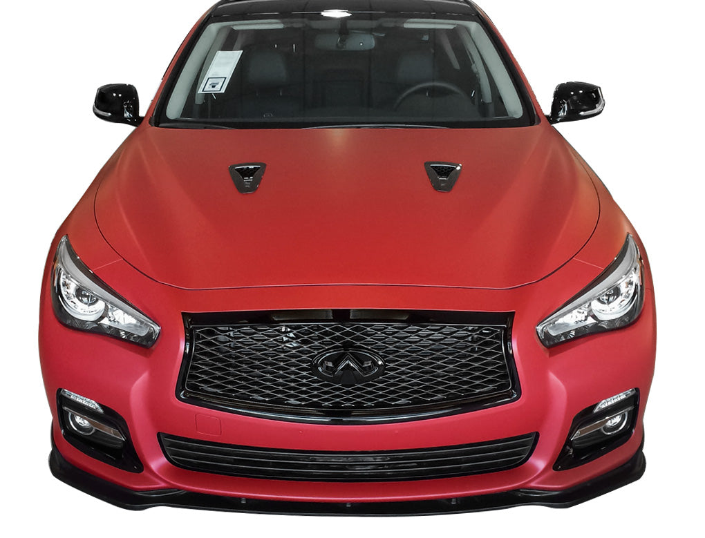 Infiniti Q50 Premium Front Splitter Matte Black For 14-17 Infiniti Q50 Stillen