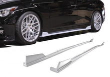 Load image into Gallery viewer, Infiniti Q50 Side Skirts Unpainted For 14-17 Infiniti Q50 Stillen