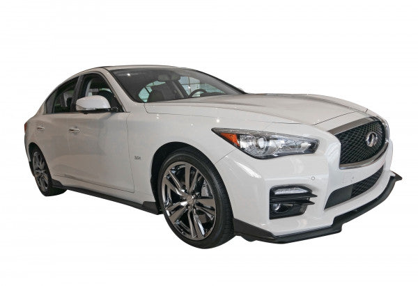 Infiniti Q50 Side Skirts Matte Black For 14-17 Infiniti Q50 Stillen