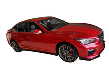 Load image into Gallery viewer, Infiniti Q50 Side Skirts Matte Black For 14-17 Infiniti Q50 Stillen