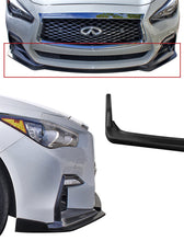 Load image into Gallery viewer, Infiniti Q50 Front Splitter Sport Matte Black For 18-21 Infiniti Q50 Stillen