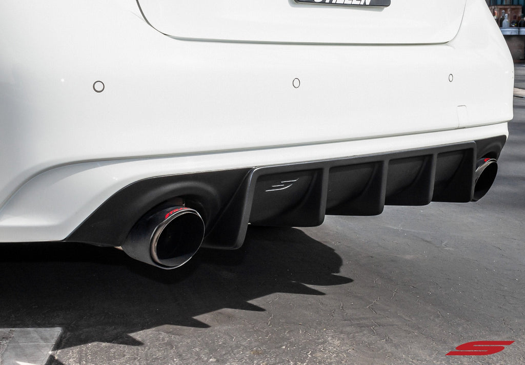 Infiniti Q50 Rear Diffuser Matte Black For 18-21 Infiniti Q50 Stillen