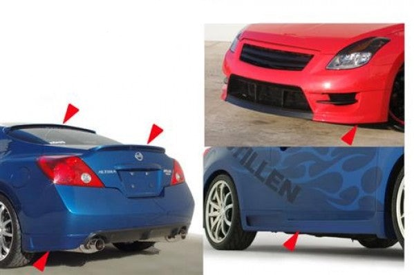 7 Piece Body Kit Unpainted For 08-09 Nissan Altima Coupe Stillen