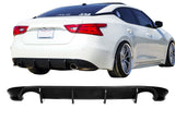 Stillen 2016-2018 Nissan Maxima Rear Diffuser [Matte Black] - KB12818MB