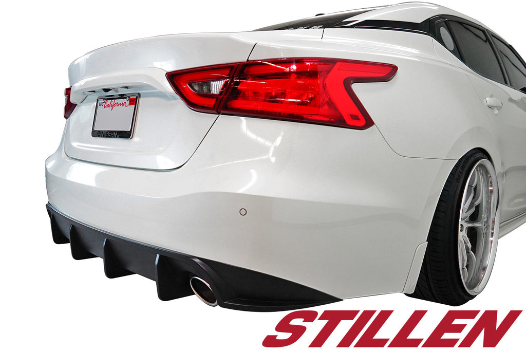 Nissan Maxima Rear Diffuser Matted Black For 16-18 Nissan Maxima Stillen