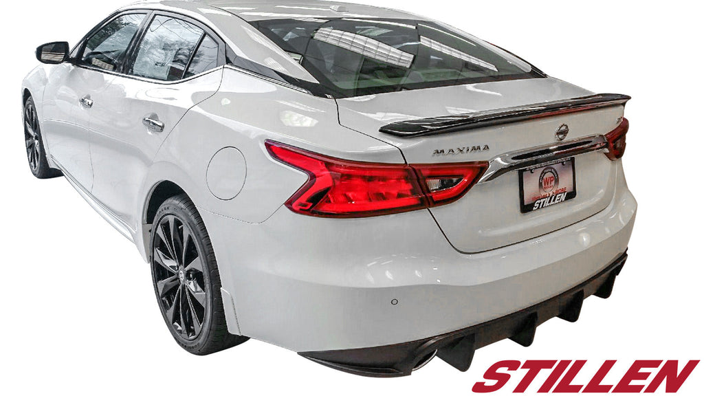 Nissan Maxima Rear Diffuser Matted Black For 16-18 Nissan Maxima Stillen