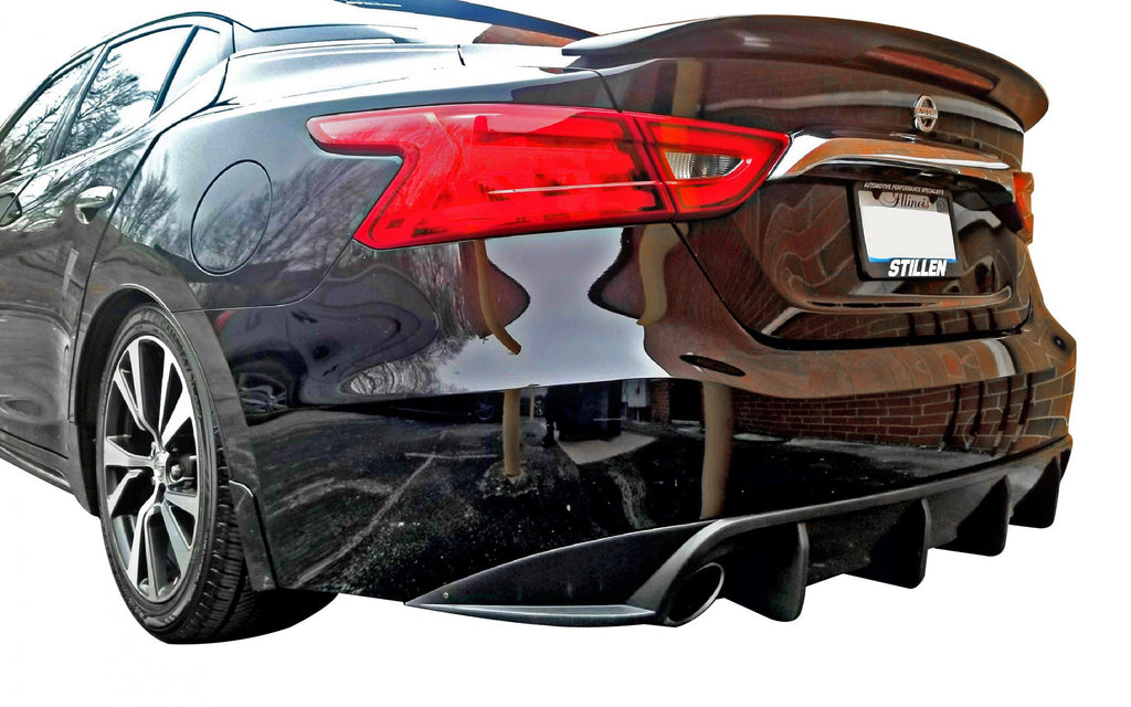 Nissan Maxima Rear Diffuser Matted Black For 16-18 Nissan Maxima Stillen