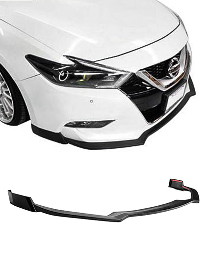 Nissan Maxima Front Lip Splitter Matte Black For 16-18 Nissan Maxima Stillen