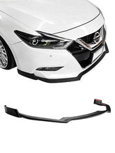 Load image into Gallery viewer, Nissan Maxima Front Lip Splitter Matte Black For 16-18 Nissan Maxima Stillen