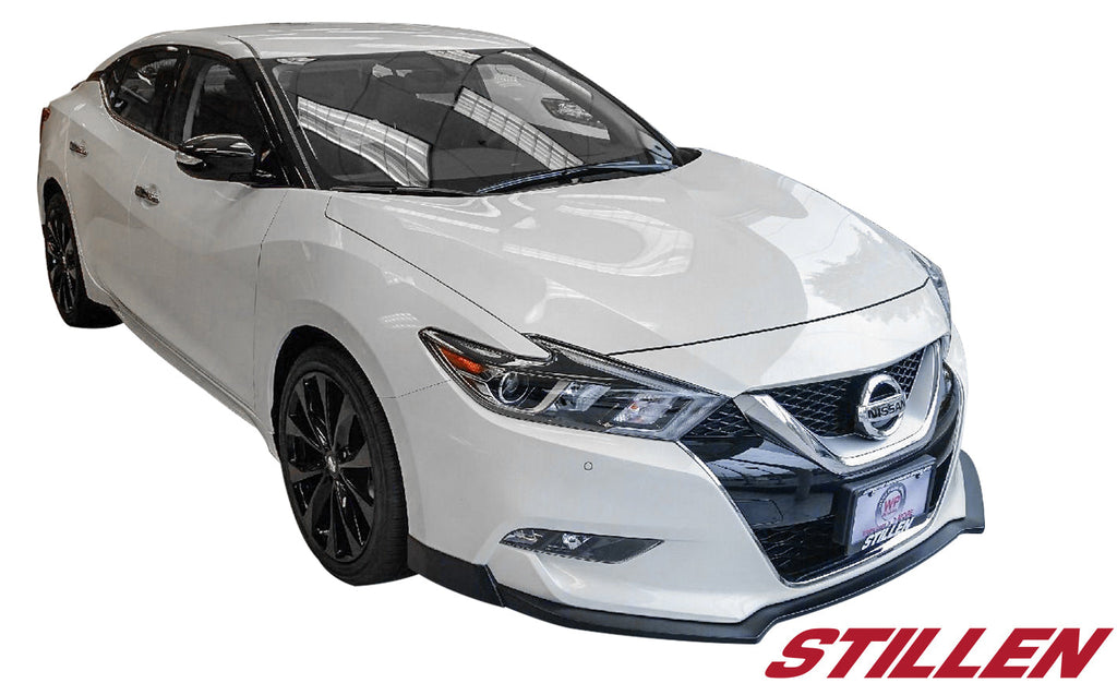 Nissan Maxima Front Lip Splitter Matte Black For 16-18 Nissan Maxima Stillen