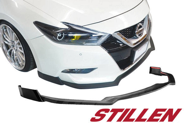 Nissan Maxima Front Lip Splitter Matte Black For 16-18 Nissan Maxima Stillen