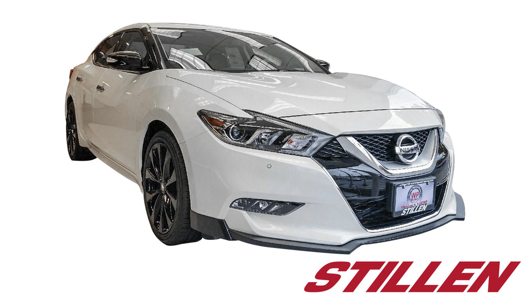 Nissan Maxima Front Lip Splitter Matte Black For 16-18 Nissan Maxima Stillen