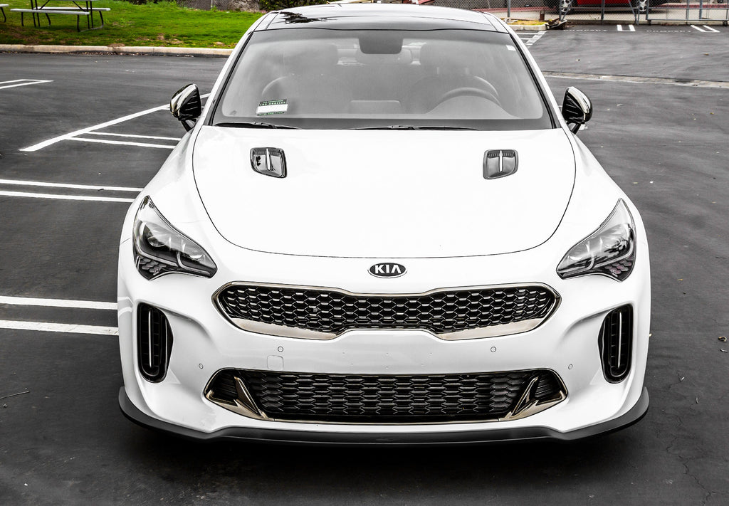 Kia Stinger GT Front Diffuser Matte Black For 18-21 Kia Stinger GT AWD/RWD 3.3TT Stillen