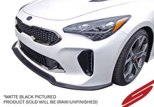 Load image into Gallery viewer, Kia Stinger Front Splitter AWD/RWD 3.3TT Unpainted For 18-22 Kia Stinger Stillen