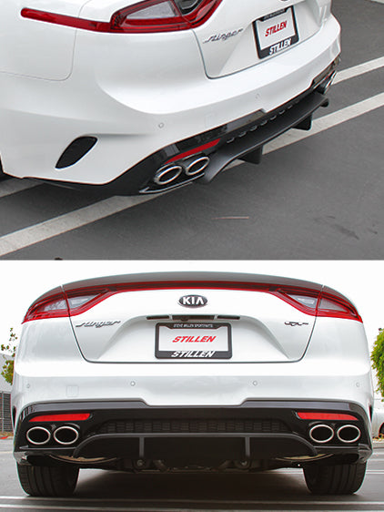 Kia Stinger GT 3.3TT Rear Diffuser Unpainted For 18-21 Kia Stinger GT AWD/RWD Stillen