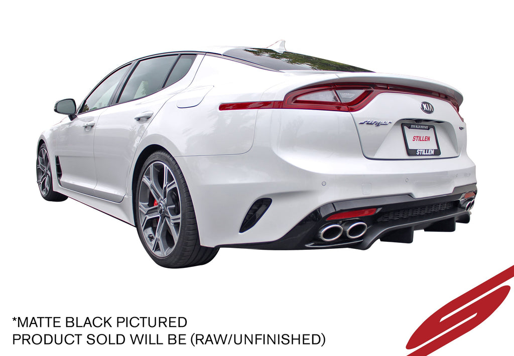 Kia Stinger GT 3.3TT Rear Diffuser Unpainted For 18-21 Kia Stinger GT AWD/RWD Stillen