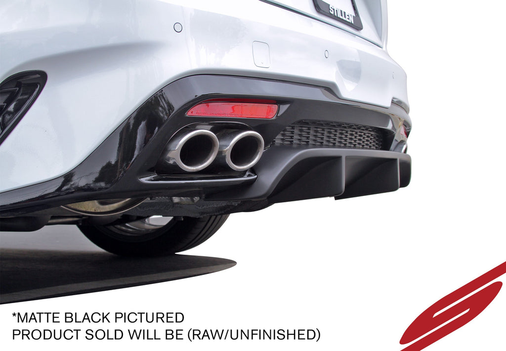 Kia Stinger GT 3.3TT Rear Diffuser Unpainted For 18-21 Kia Stinger GT AWD/RWD Stillen