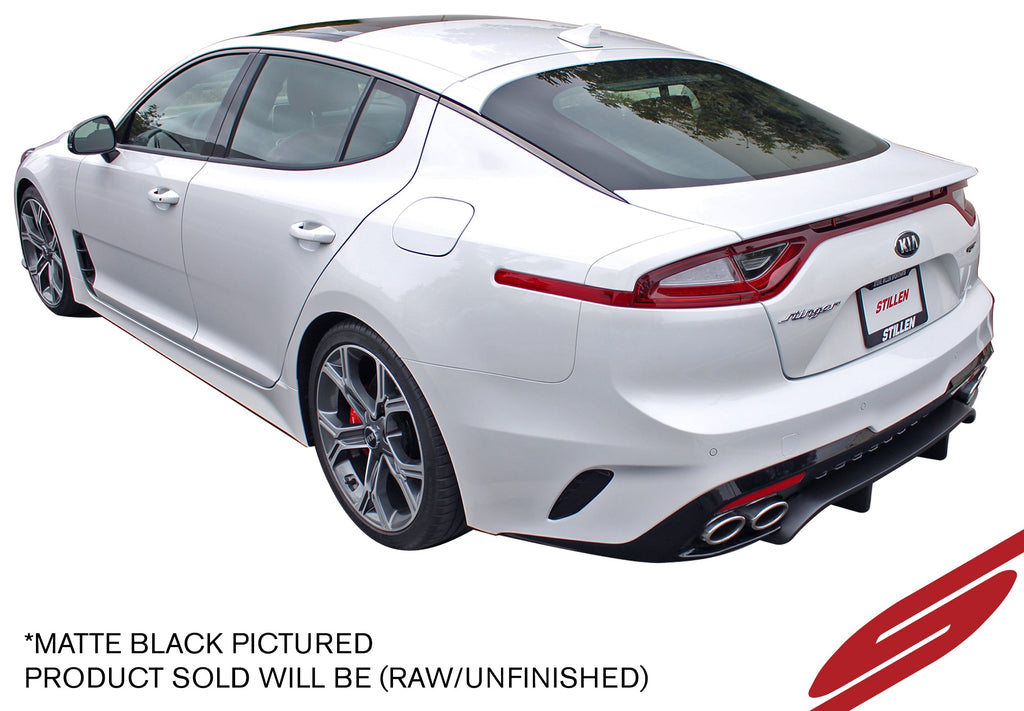 Kia Stinger GT 3.3TT Rear Diffuser Unpainted For 18-21 Kia Stinger GT AWD/RWD Stillen