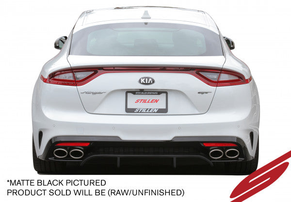 Kia Stinger GT 3.3TT Rear Diffuser Unpainted For 18-21 Kia Stinger GT AWD/RWD Stillen