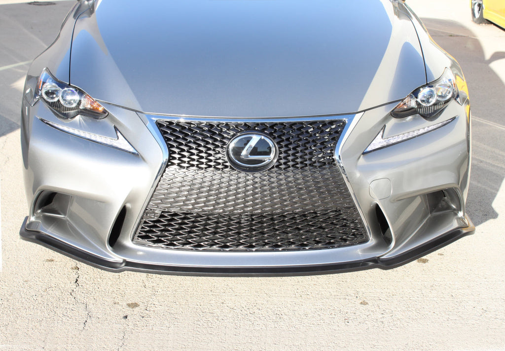 Lexus IS250, IS350 F Sport Front Splitter Matte Black for 14-15 Lexus IS250, IS350 F Sport Stillen