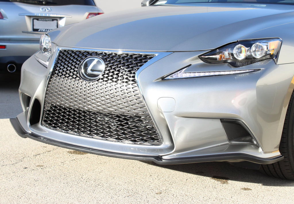 Lexus IS250, IS350 F Sport Front Splitter Matte Black for 14-15 Lexus IS250, IS350 F Sport Stillen