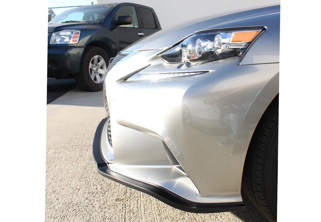 Lexus IS250, IS350 F Sport Front Splitter Matte Black for 14-15 Lexus IS250, IS350 F Sport Stillen