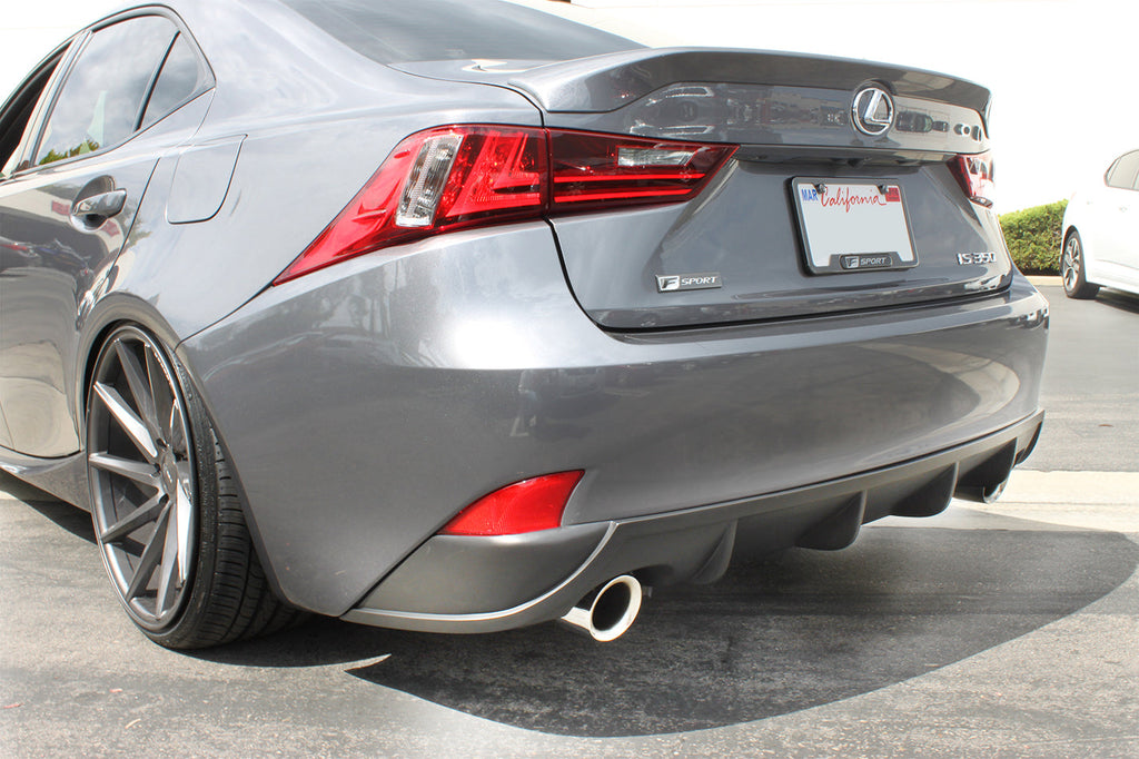 Lexus IS250, IS350 Rear Diffuser Matte Black For 14-2016 Lexus IS250, IS350 Stillen