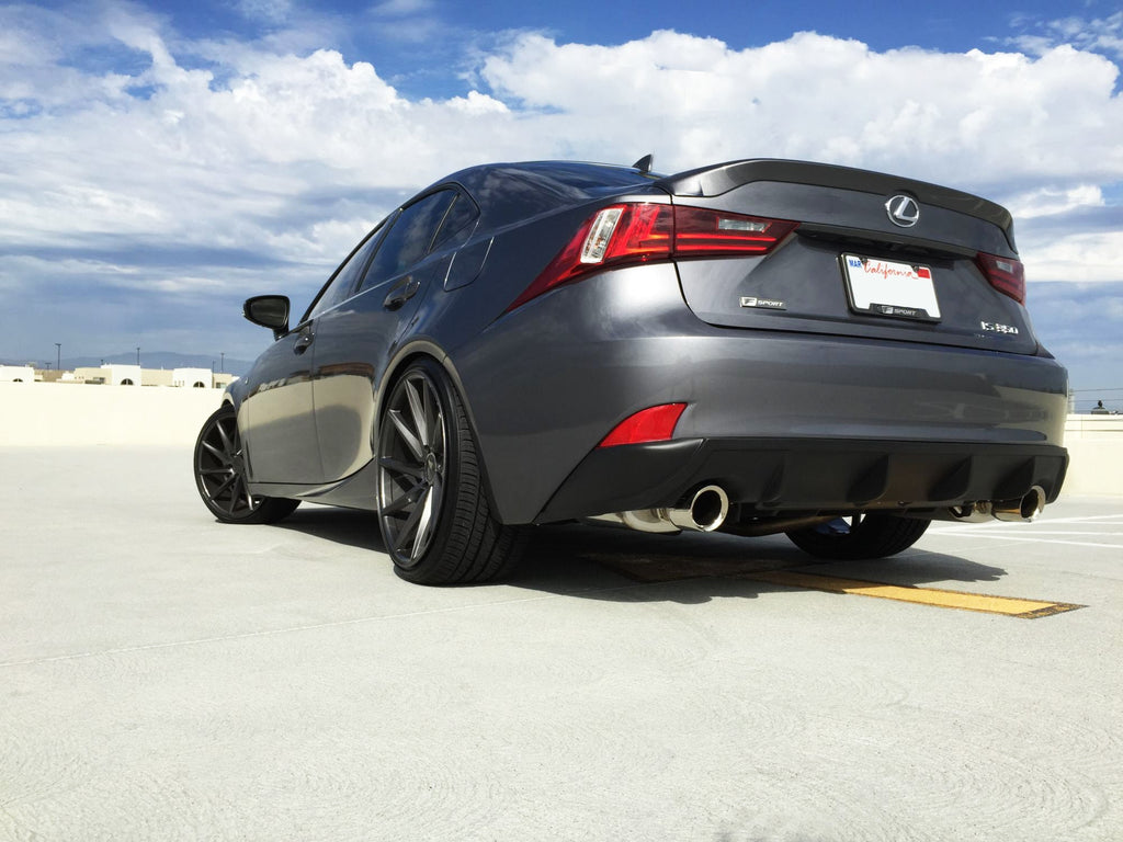 Lexus IS250, IS350 Rear Diffuser Matte Black For 14-2016 Lexus IS250, IS350 Stillen