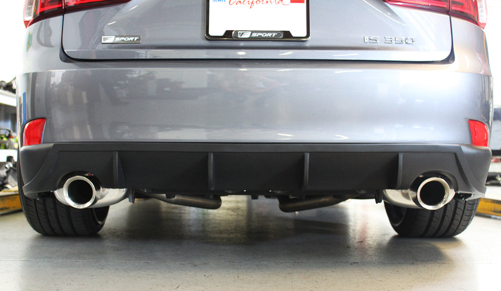 Lexus IS250, IS350 Rear Diffuser Matte Black For 14-2016 Lexus IS250, IS350 Stillen