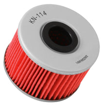 Load image into Gallery viewer, K&amp;N Oil Filter Powersports Cartridge Oil Filter (KN-114)