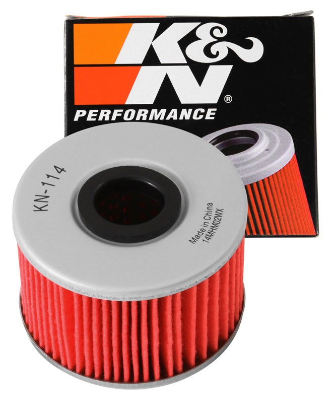K&N Oil Filter Powersports Cartridge Oil Filter (KN-114)