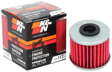 Load image into Gallery viewer, K&amp;N Honda 1.58in OD 0.42in ID 1.4in Height Cartridge Oil Filter (KN-117)
