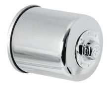 Load image into Gallery viewer, K&amp;N Honda / Kawasaki / Yamaha / Polaris / Victory 2.688in OD x 3.344in H Oil Filter - Chrome (KN-303C)